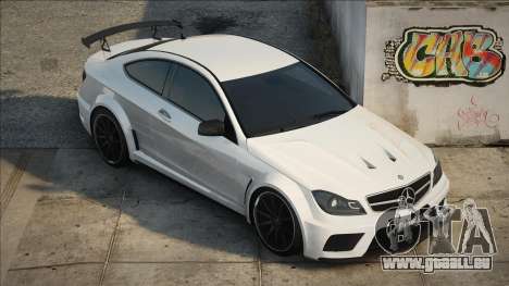 Mercedes-Benz C63 AMG White für GTA San Andreas
