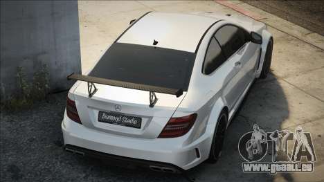 Mercedes-Benz C63 AMG White für GTA San Andreas