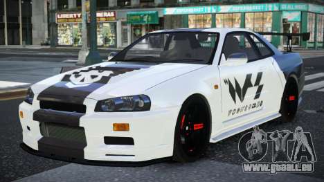 Nissan Skyline R34 Tardu für GTA 4