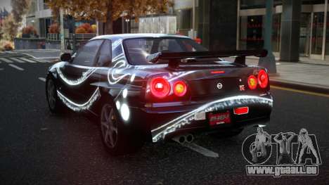 Nissan Skyline R34 Olasin S11 für GTA 4