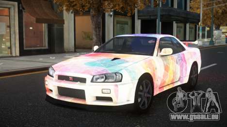 Nissan Skyline R34 Olasin S12 pour GTA 4