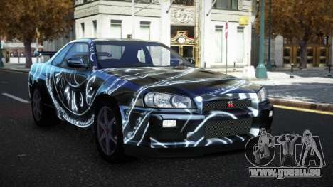 Nissan Skyline R34 Olasin S11 für GTA 4