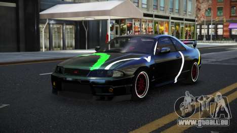Nissan Skyline R33 Chriley S14 pour GTA 4