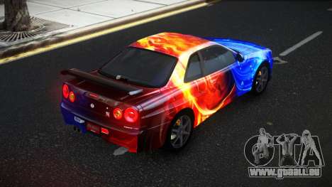 Nissan Skyline R34 Olasin S6 für GTA 4