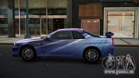 Nissan Skyline R34 Olasin S7 pour GTA 4