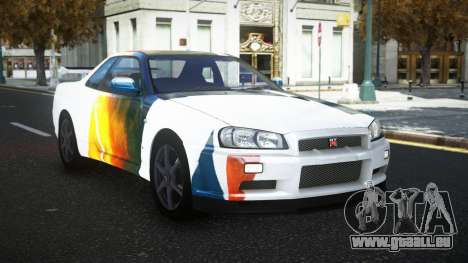 Nissan Skyline R34 Olasin S9 für GTA 4