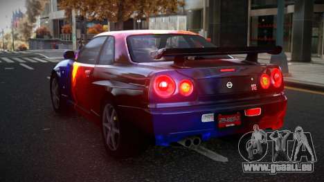 Nissan Skyline R34 Olasin S6 für GTA 4