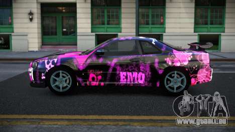Nissan Skyline R34 Jashra S13 für GTA 4