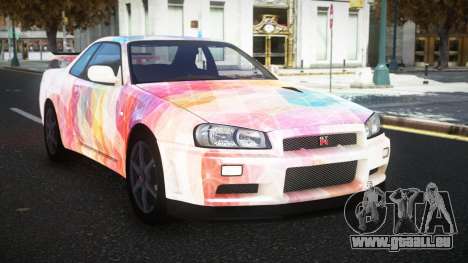 Nissan Skyline R34 Olasin S12 pour GTA 4