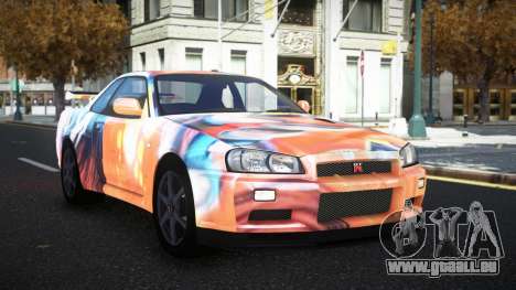 Nissan Skyline R34 Olasin S5 für GTA 4