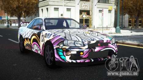 Nissan Skyline R34 Olasin S8 für GTA 4
