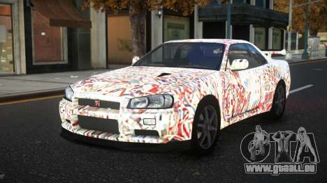 Nissan Skyline R34 Olasin S1 für GTA 4