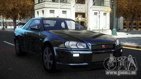 Nissan Skyline R34 Olasin S14 pour GTA 4