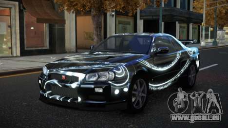 Nissan Skyline R34 Olasin S11 für GTA 4