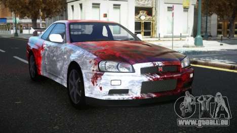 Nissan Skyline R34 Olasin S10 für GTA 4