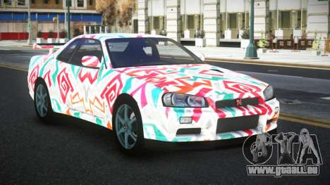 Nissan Skyline R34 Jashra S8 für GTA 4