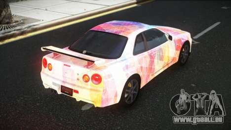 Nissan Skyline R34 Olasin S12 pour GTA 4