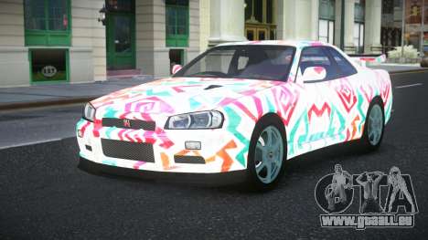 Nissan Skyline R34 Jashra S8 für GTA 4