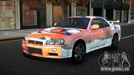 Nissan Skyline R34 Olasin S5 für GTA 4