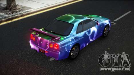 Nissan Skyline R34 Olasin S3 für GTA 4