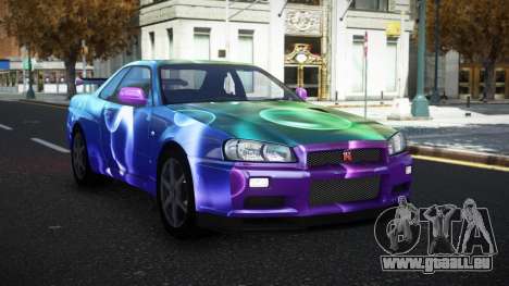 Nissan Skyline R34 Olasin S3 für GTA 4