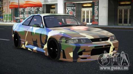 Nissan Skyline R33 GT-R Baslly S13 pour GTA 4