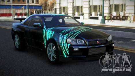Nissan Skyline R34 Jashra S1 für GTA 4