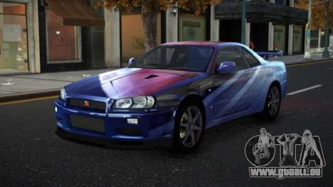 Nissan Skyline R34 Olasin S7 pour GTA 4