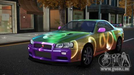 Nissan Skyline R34 Olasin S3 für GTA 4