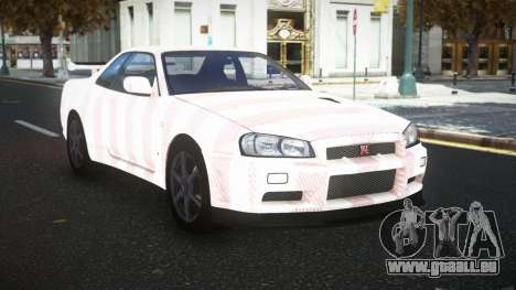 Nissan Skyline R34 Olasin S13 für GTA 4