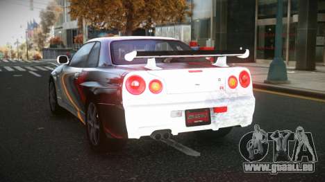 Nissan Skyline R34 Olasin S10 für GTA 4