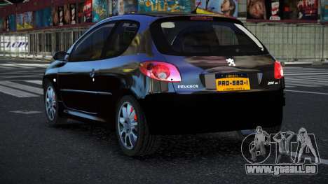 Peugeot 206 Jutufelu für GTA 4