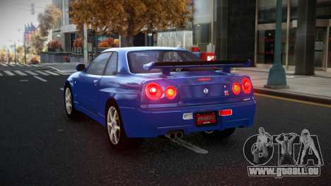 Nissan Skyline R34 Olasin für GTA 4