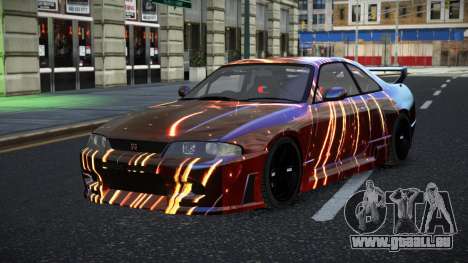 Nissan Skyline R33 GT-R Baslly S12 pour GTA 4