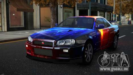 Nissan Skyline R34 Olasin S6 für GTA 4