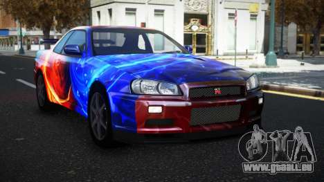Nissan Skyline R34 Olasin S6 für GTA 4