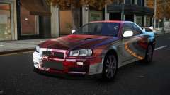 Nissan Skyline R34 Olasin S10 für GTA 4