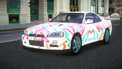 Nissan Skyline R34 Jashra S8 für GTA 4