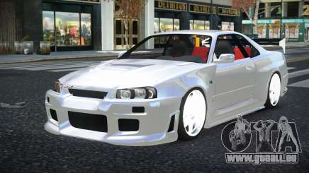 Nissan Skyline R34 Fahilol pour GTA 4