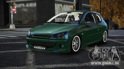 Peugeot 206 Wobaneni pour GTA 4