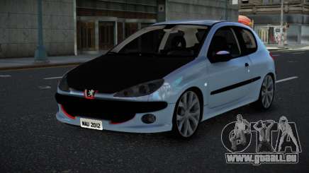Peugeot 206 Zevhari für GTA 4