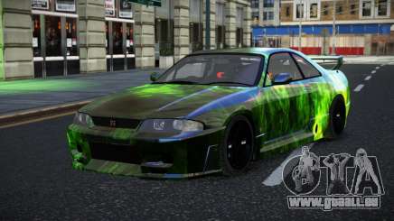 Nissan Skyline R33 GT-R Baslly S14 für GTA 4
