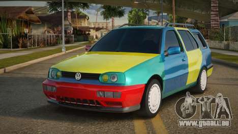 1998 Volkswagen Golf Mk3 Variant Harlequin pour GTA San Andreas