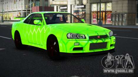 Nissan Skyline R34 Vinor S8 für GTA 4