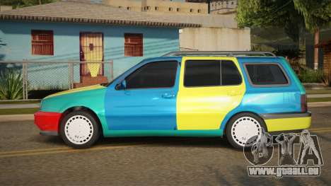 1998 Volkswagen Golf Mk3 Variant Harlequin pour GTA San Andreas