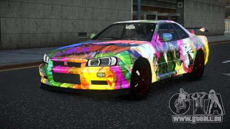 Nissan Skyline R34 Vinor S4 für GTA 4