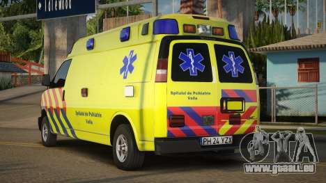 GMC Savana - Mental Health Ambulance für GTA San Andreas
