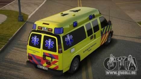 GMC Savana - Mental Health Ambulance für GTA San Andreas