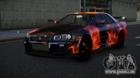 Nissan Skyline R34 Vinor S9 für GTA 4