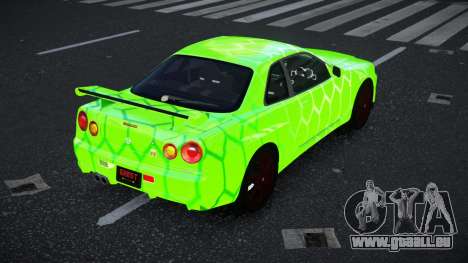 Nissan Skyline R34 Vinor S8 für GTA 4